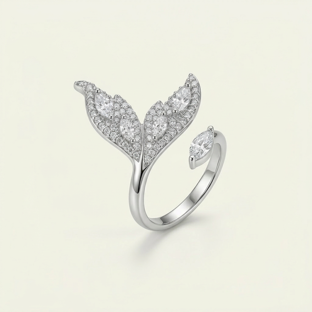 Aerial Ring in gold & silver