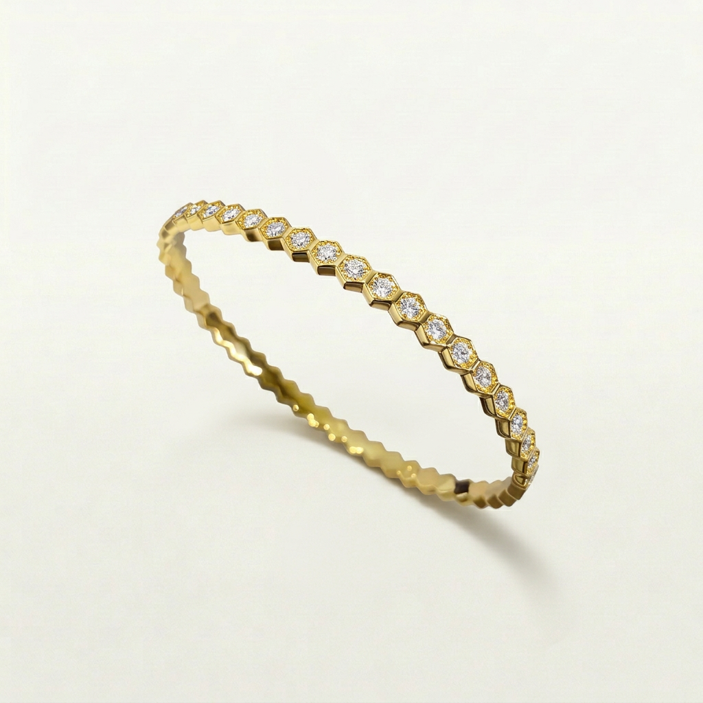 Honey Full Diamante Bracelet