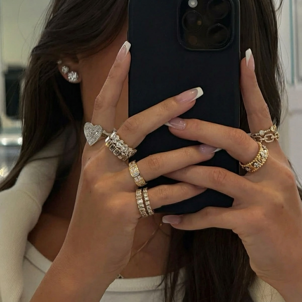 Reflecta Ring in Gold & Silver