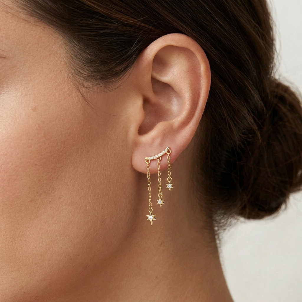 Adriana Star Earrings