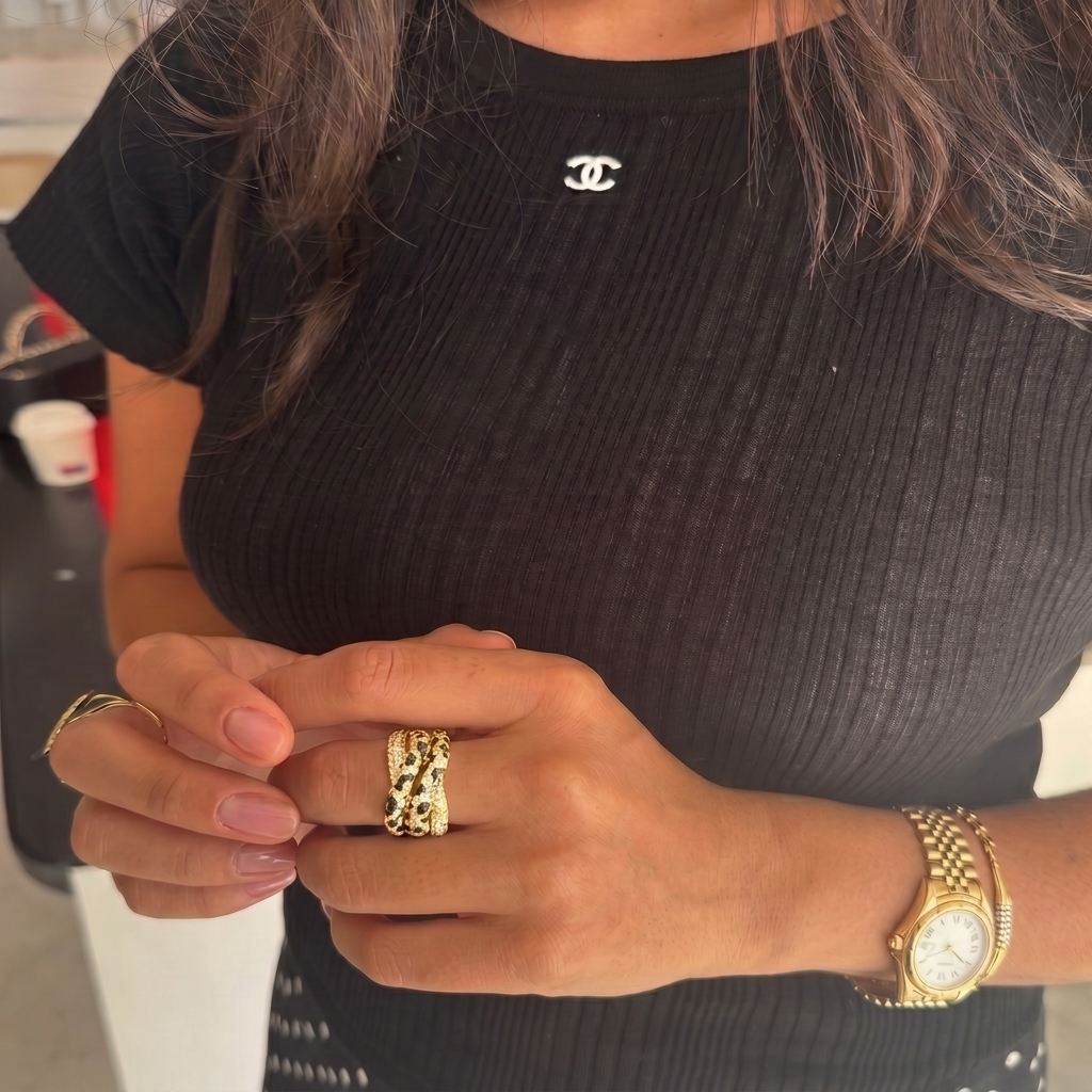 Leopard Printed Ring