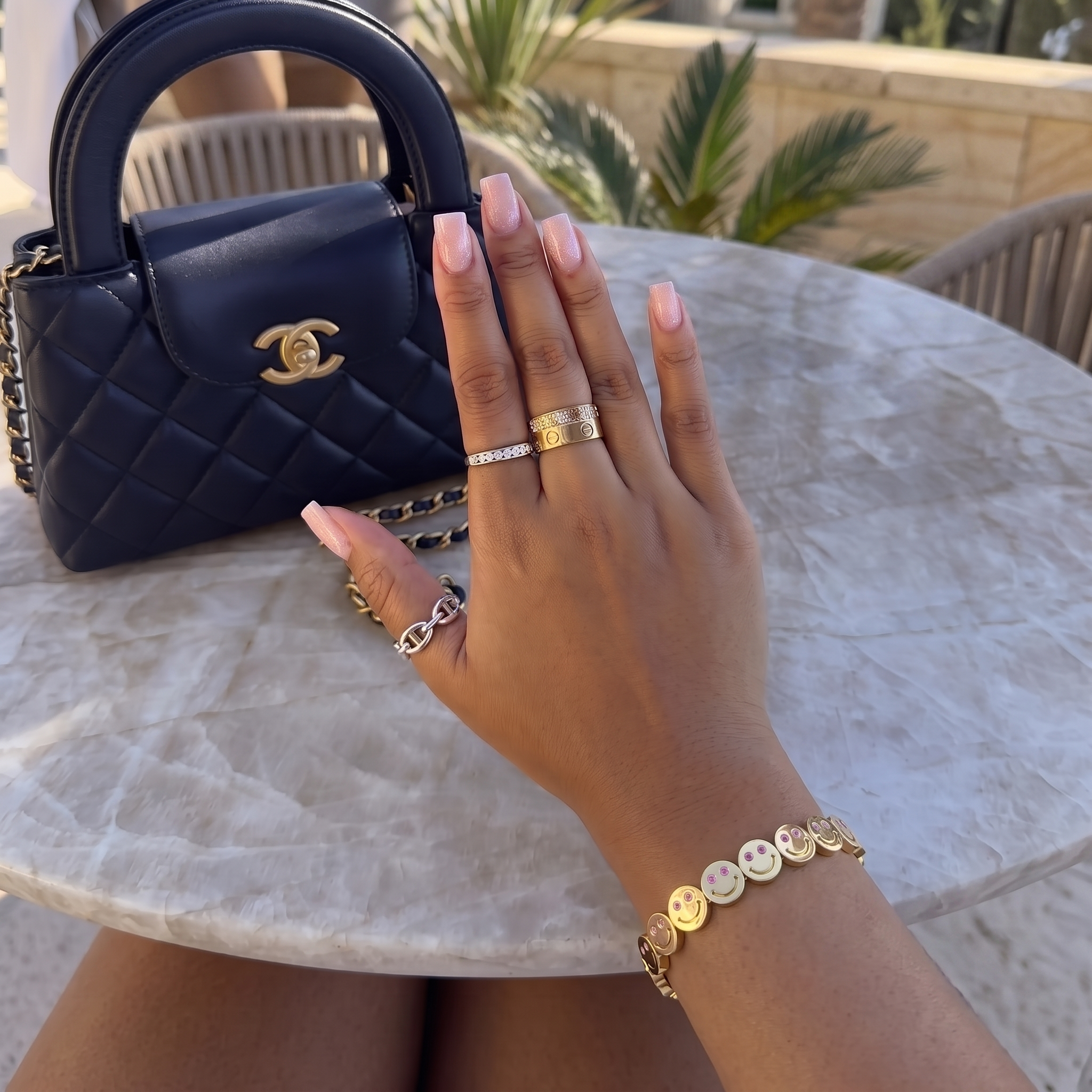 Lina Classy Happy Face Bracelet