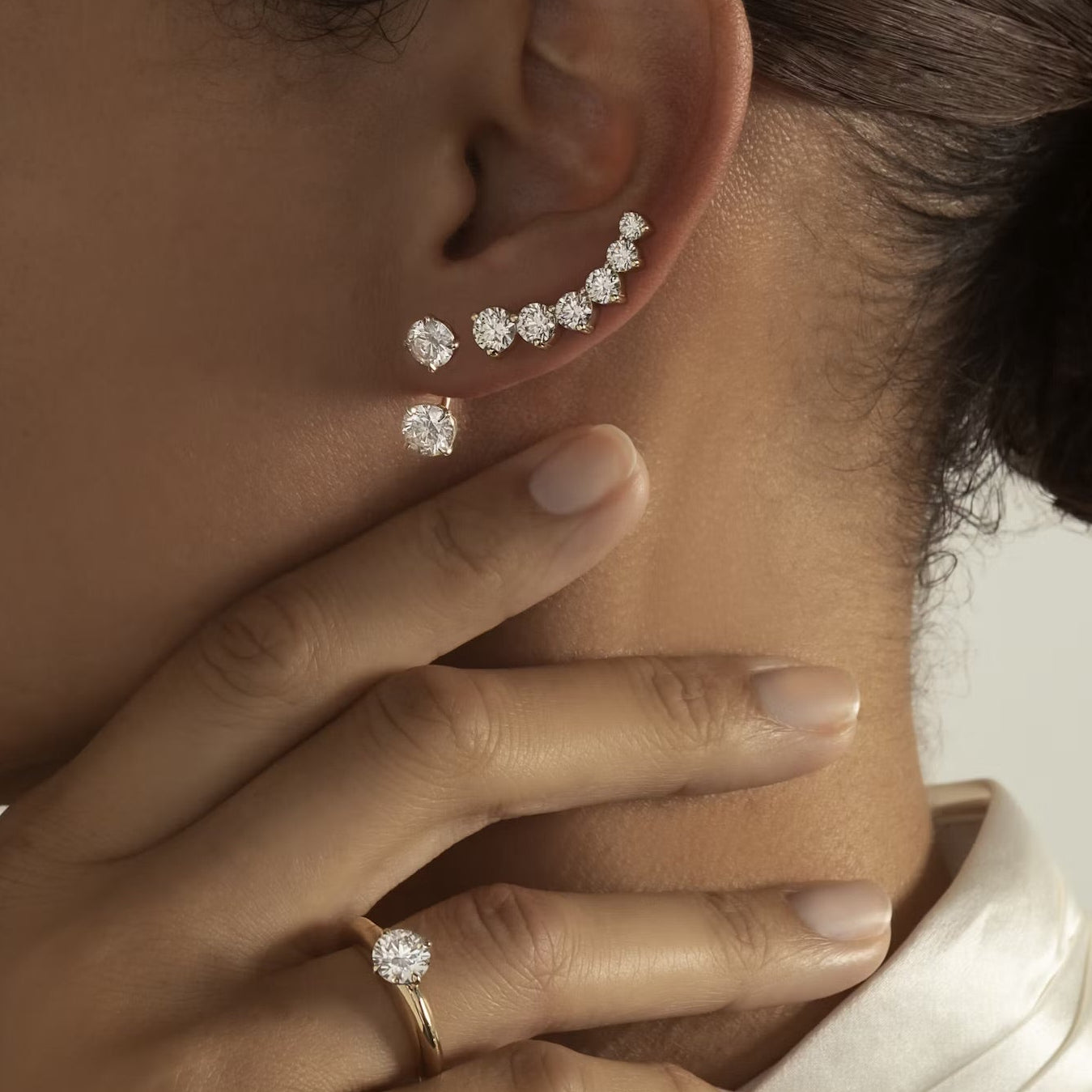 Valentine Sterling Silver Ear Climber