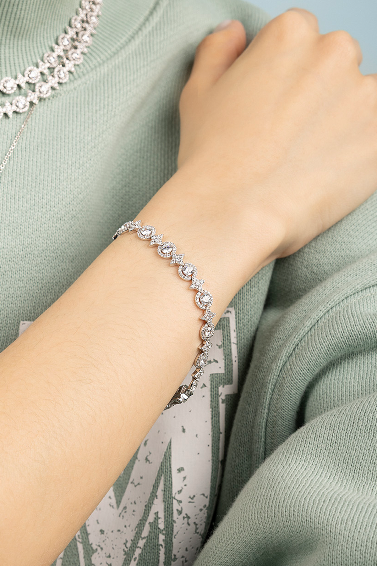 Imperial Starlit’ Sterling Bracelet