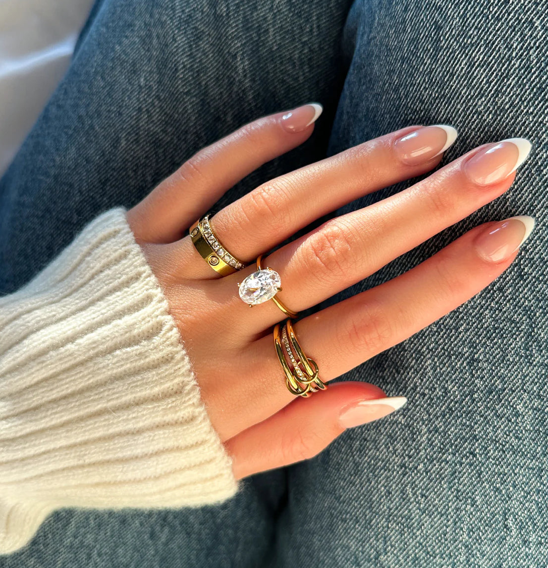Sorell Layer Ring (gold & silver)