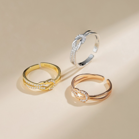 Knot Ring (in gold & silver & rose gold)