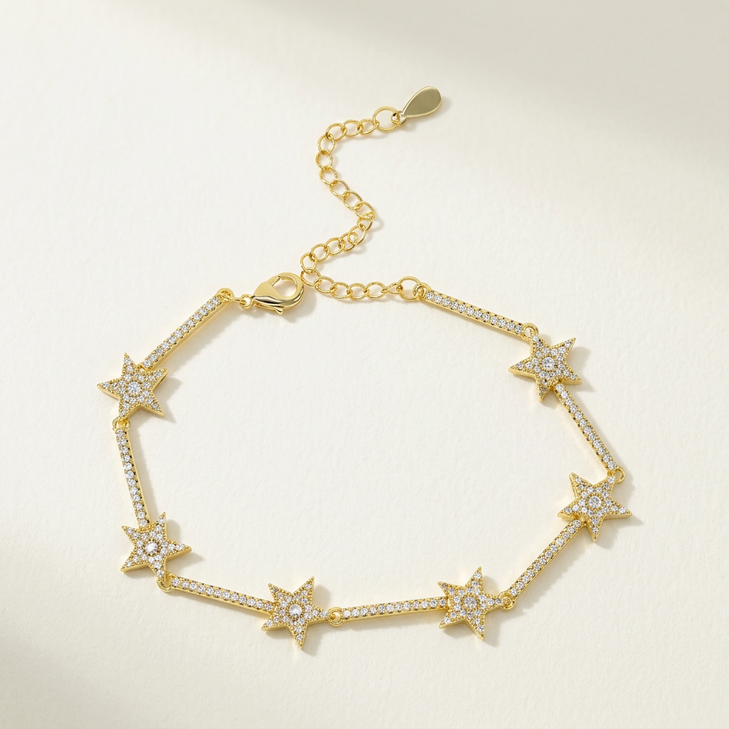 Cleo Diamanté Star Bracelet