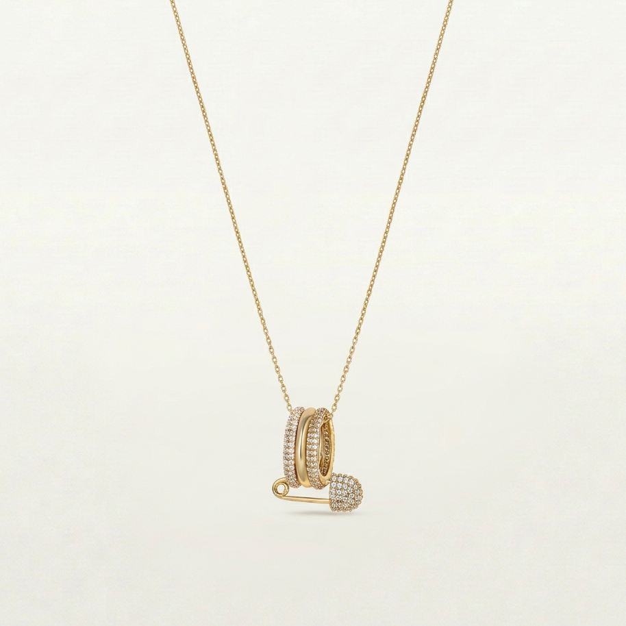 Mila Diamante Gold Necklace