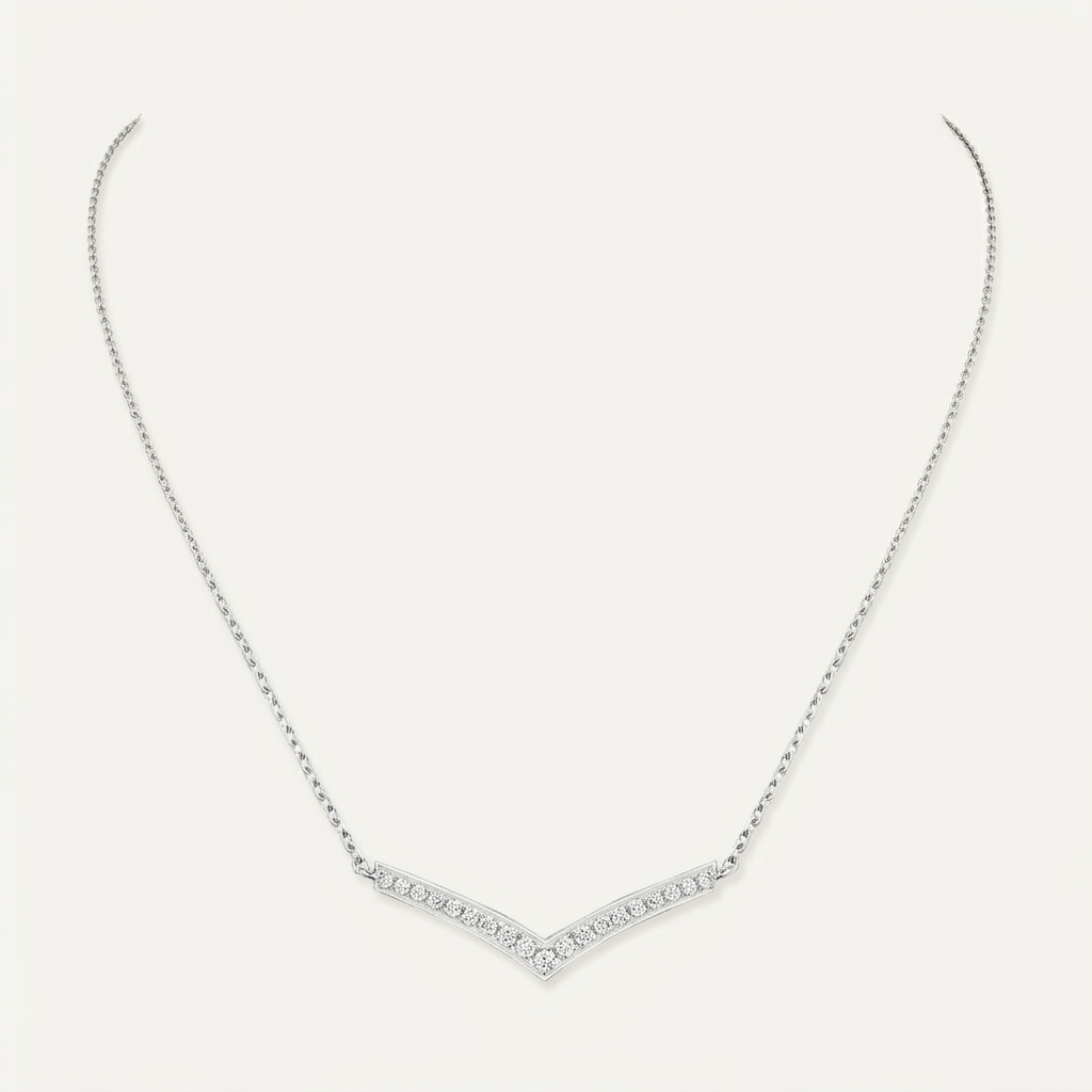 Gigi Diamanté White Gold Necklace