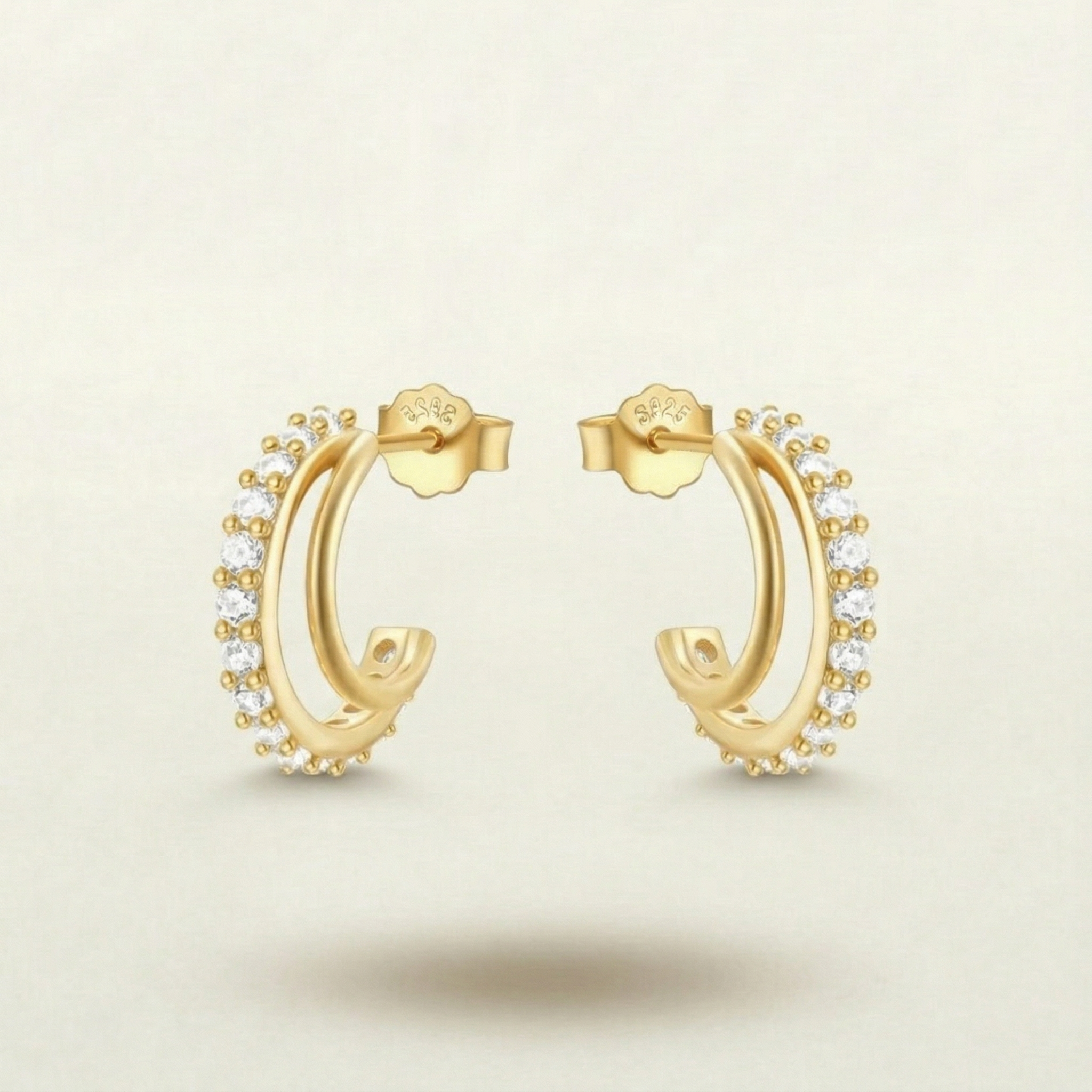 Shyla Sterling Silver Hoop Earrings