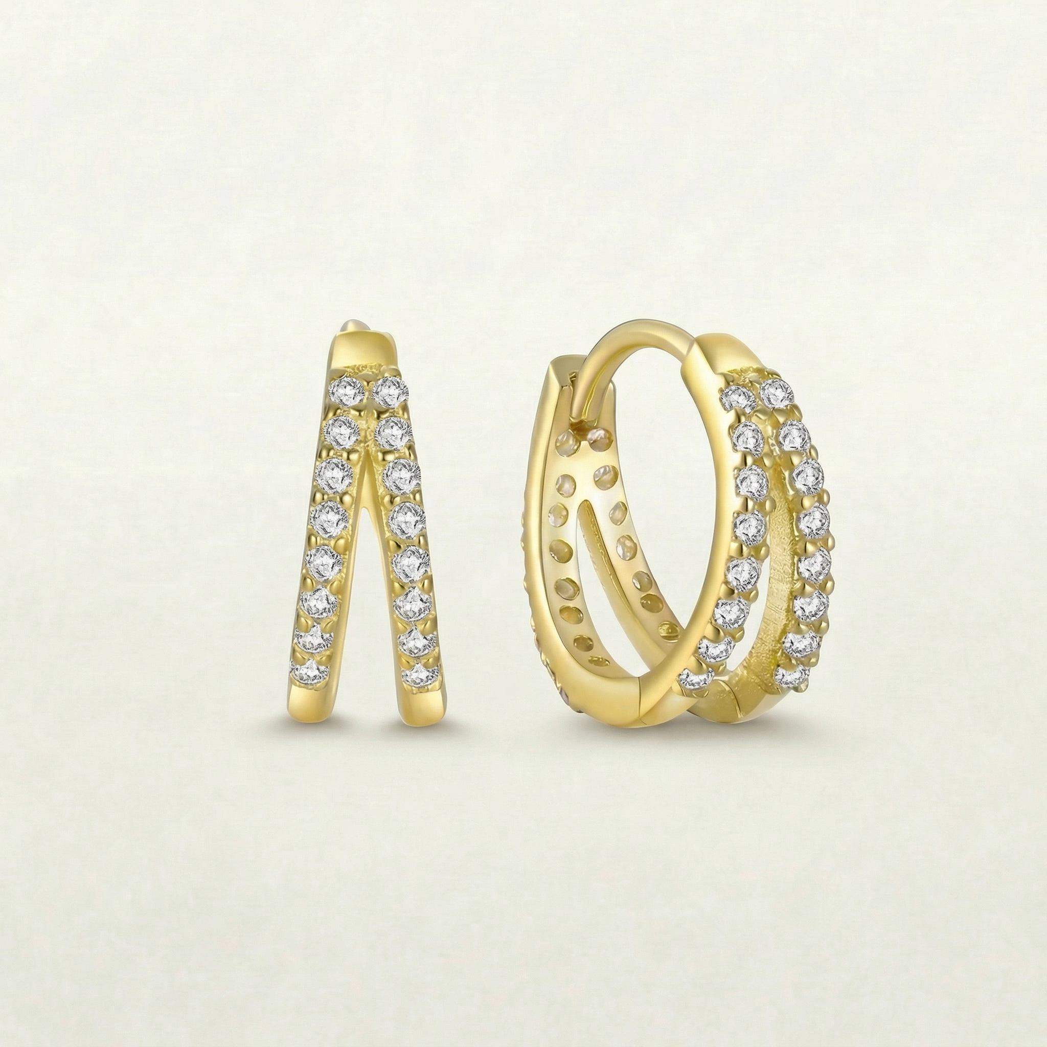 Gold Small Jocelyn Hoops